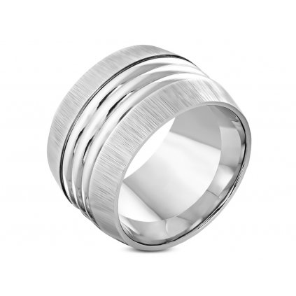 Unisex prsteň z chirurgickej ocele matný/Prstene z chirurgickej ocele