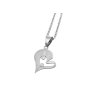 Dámska retiazka s príveskom srdce z ocele