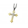 Prívesok kríž z chirurgickej ocele