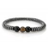 Pánsky náramok z polodrahokamu Hematit