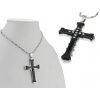 Pánska retiazka s príveskom kríž z chirurgickej ocele