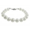 Náramok perlový biely Shell perly 8 mm - Brittany