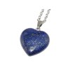 Retiazka s príveskom srdce z polodrahokamu Lapis Lazuli