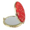 Kozmetické zrkadielko - červené