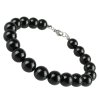 Náramok z čierneho Achátu 10 mm - Elian