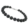 Pánsky náramok z lávového kameňa - 24 cm - Elian
