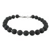Pánsky náramok z lávového kameňa - 24 cm - Elian