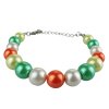 Dámsky náramok z voskových peral farebnom prevedení