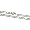 Strieborná retiazka vzor Figaro - 4 mm - Enzo