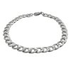 Náramok z chirurgickej ocele strieborný - Zenith 20 cm