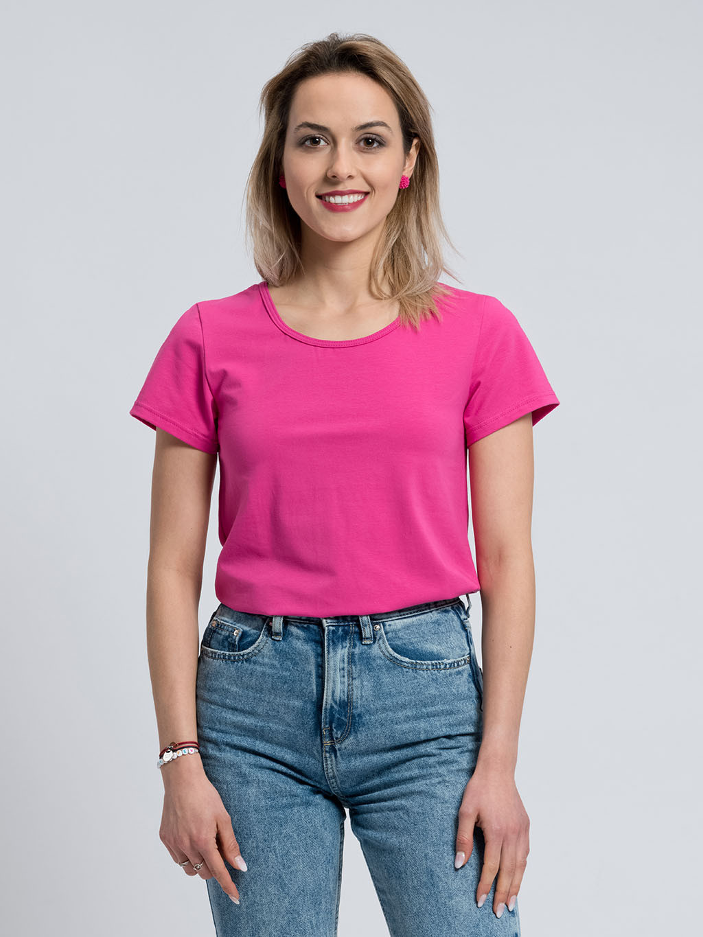 Women s T shirt BREDA fuchsia CityZen