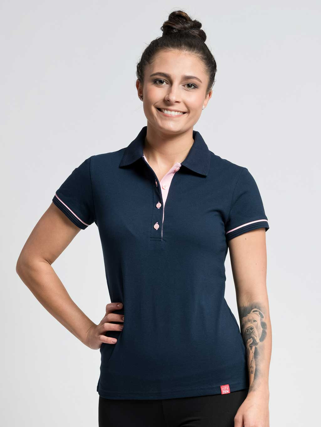 Ladies polo shirt LOTA NAVY CityZen