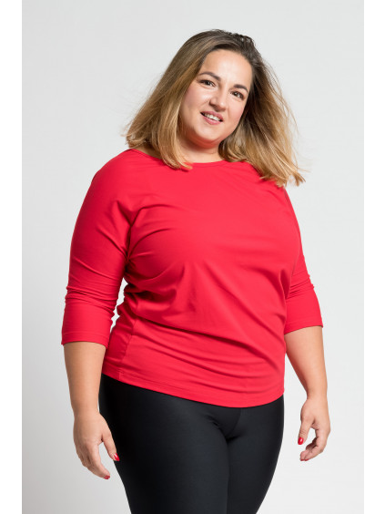 Damske triko CityZen plus size cervene 1