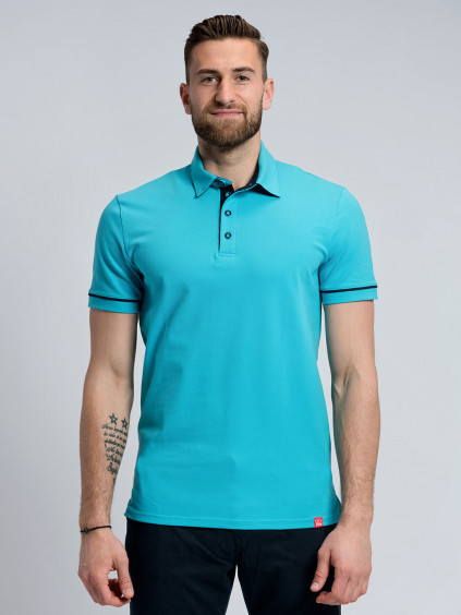 Men's polo-shirt ANTONY light blue - CityZen®
