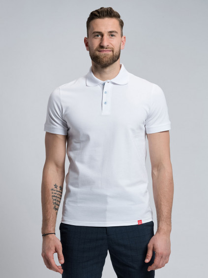 Men's polo-shirt DAX white