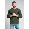 Panske triko CityZen khaki dlouhy rukav 4