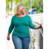 Damske triko CityZen plus size smaragdove2