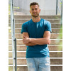 Panske tricko CityZen modrozelene slimfit 2