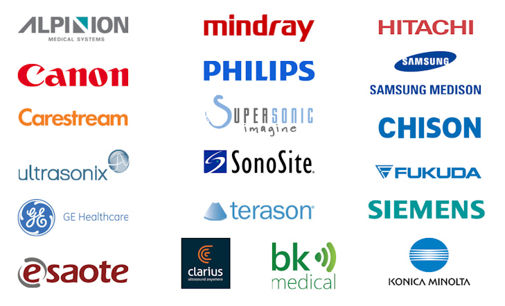 Hlavní výrobci ultrazvukových přístrojů