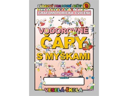 Kniha Vodorovné čáry s myškami (grafomotorická cvičení), Jan Mihálik