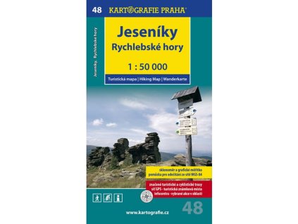 1: 50T (48)-Jeseníky,Rychlebské hory. Turistická mapa.