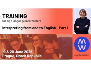 Poster training Prague 2026 Maya de Wit