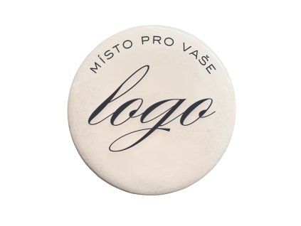 Střed ke kokardě button 58mm s vlastním logem