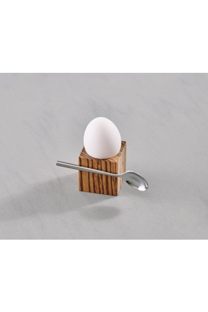 Cube Egg Stand Zebrano