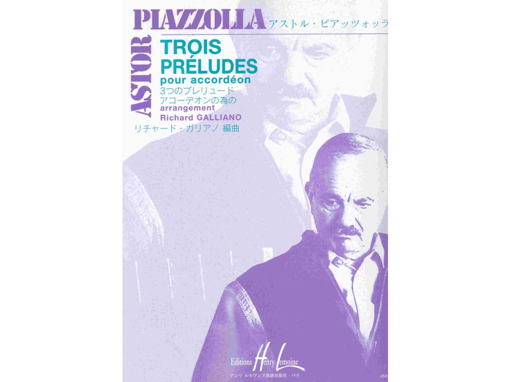 24382 astor piazzolla three preludes for accordion tri preludia pro akordeon