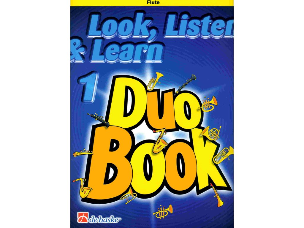25459 look listen learn 1 duo book for flute pricna fletna