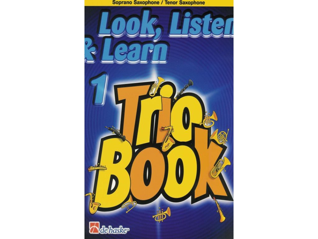 3766 look listen learn 1 trio book tenor sax tenorovy saxofon