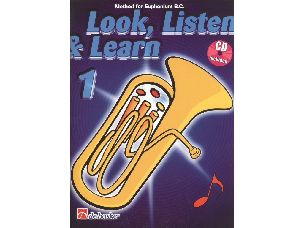 9976 look listen learn 1 cd skola hry na euphonium b c basovy klic