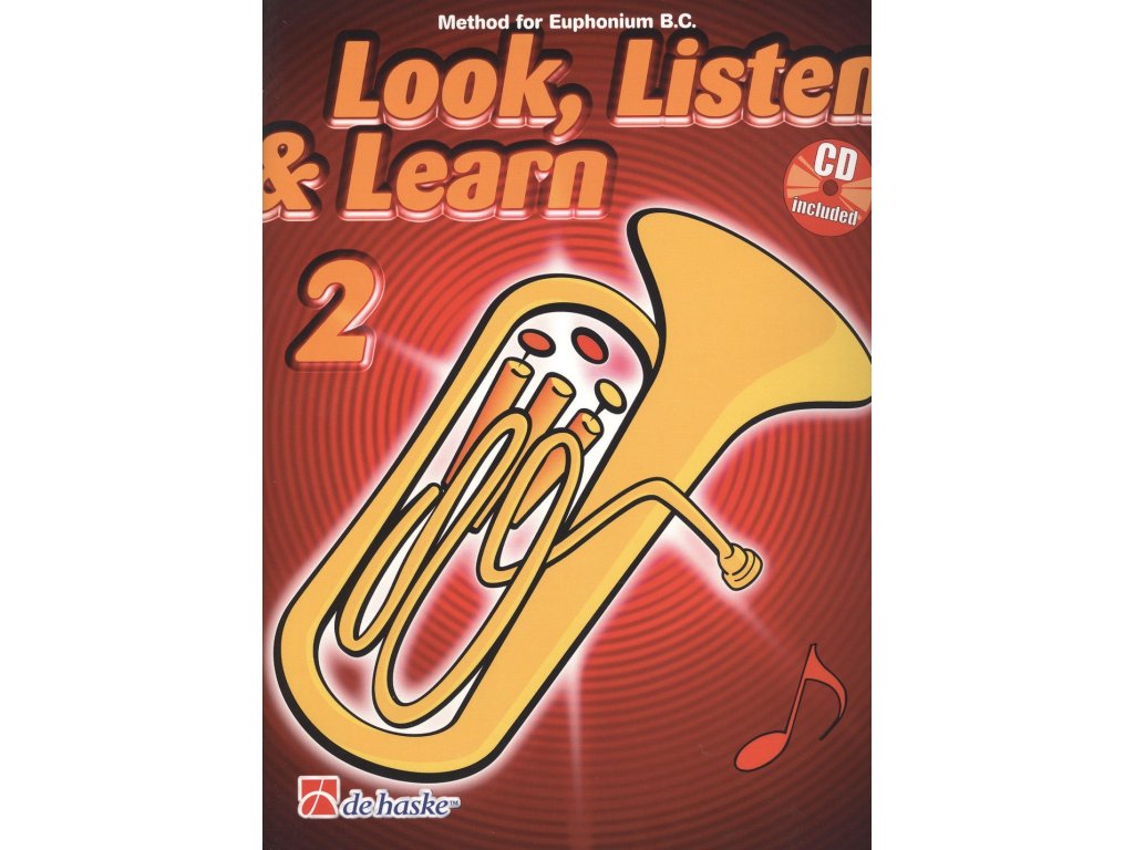 9970 look listen learn 2 cd skola hry na euphonium b c basovy klic