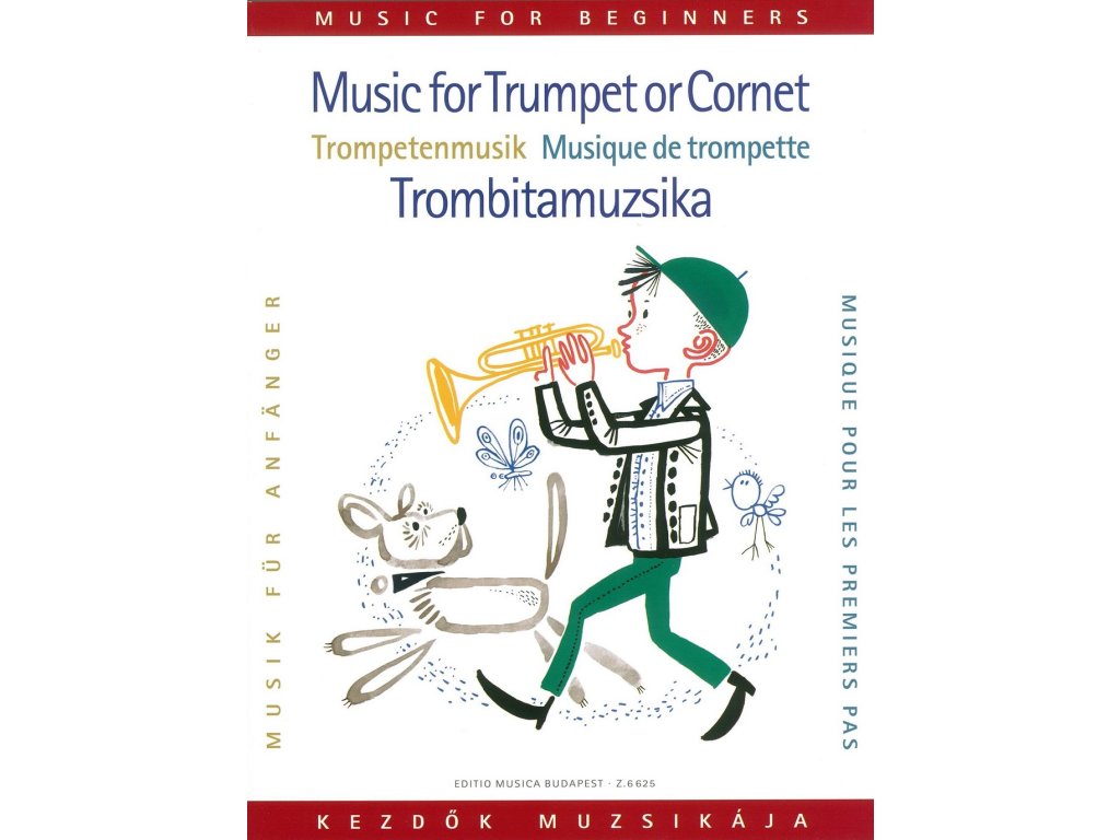 2797 music for trumpet or cornet for beginners trumpeta a klavir