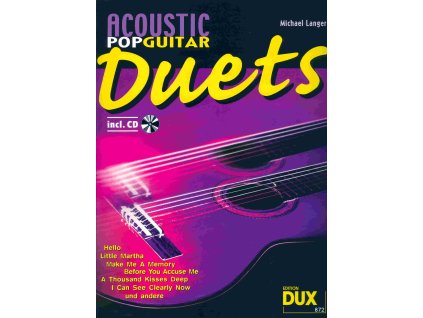 22549 acoustic pop guitar duets cd kytara
