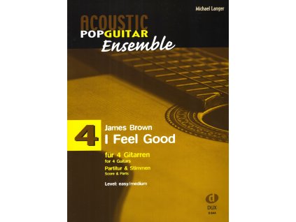 18142 acoustic pop guitar ensemble 4 i feel good brown 4 kytary kytarovy soubor