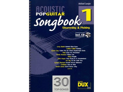 29560 acoustic pop guitar songbook 1 strumming picking cd