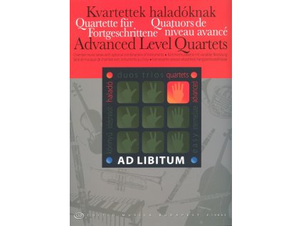 1267 ad libitum advanced level quartets komorni hudba pro volitelne nastroje