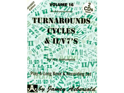 22894 aebersold play along 16 turnarounds cycles ii v7 apos s 2x cd