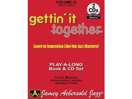 22807 aebersold play along 21 gettin apos it together 2x cd