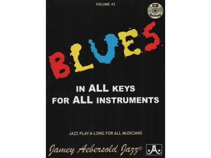 19981 aebersold play along 42 blues in all keys cd
