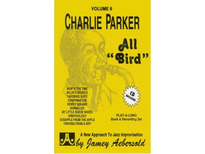 29860 aebersold play along 6 charlie parker cd
