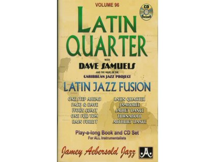 3718 aebersold play along 96 latin quarter jazz fusion cd