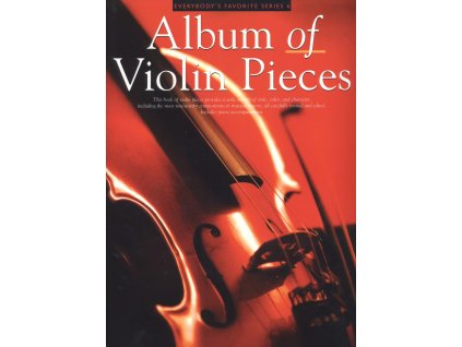6334 album of violin pieces housle a klavir