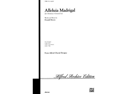 235 alleluia madrigal ssa a cappella
