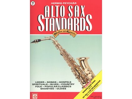 9802 alto sax standards 1 skladby pro jeden nebo dva saxofony