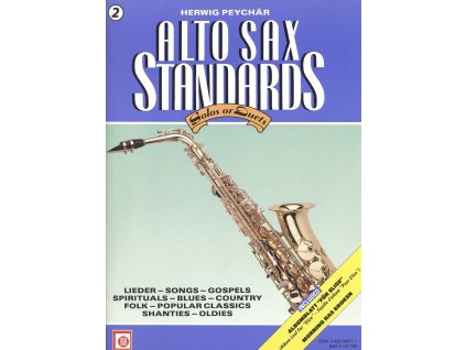 9985 alto sax standards 2 skladby pro jeden nebo dva saxofony