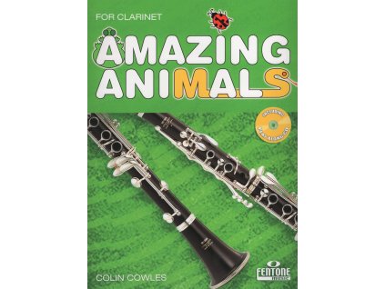 13117 amazing animals cd devet veselych pisnicek o zviratech pro klarinet