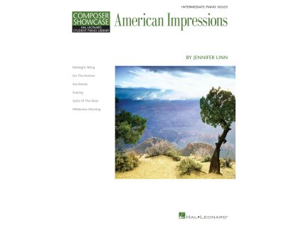 1135 american impressions by jennifer linn sest orginalnich skladeb pro klavir