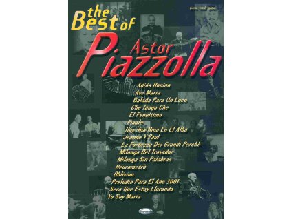 24385 astor piazzolla the best of klavir zpev kytara